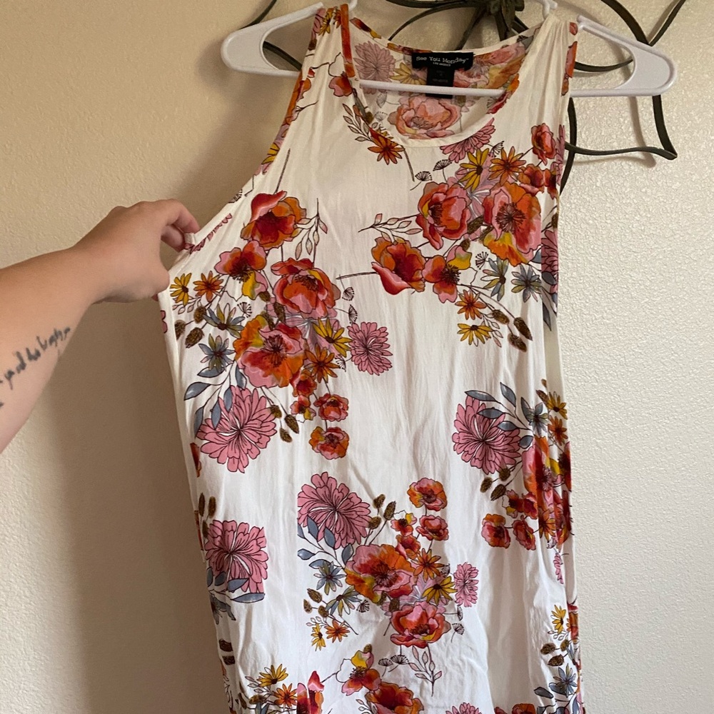 Floral Racerback Tunic